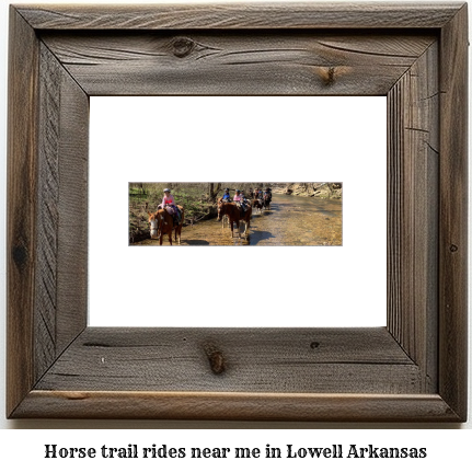 horse trail rides near me in Lowell, Arkansas